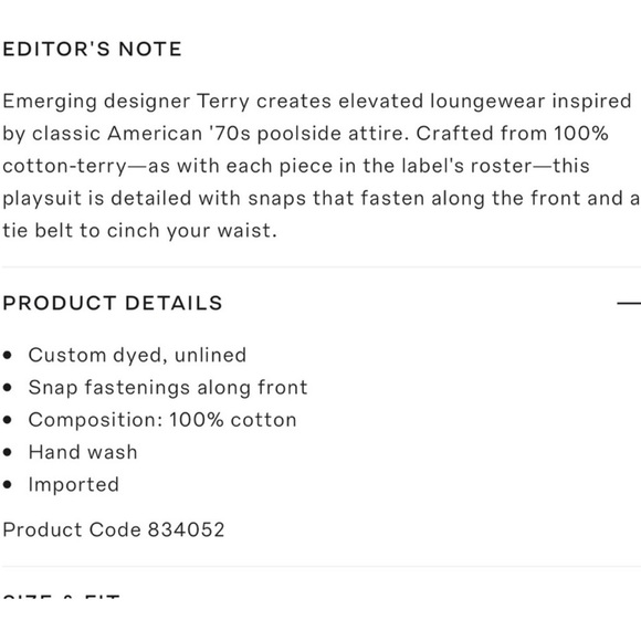 TERRY Towelling. II Pareo Dyed 100% Cotton Terry Playsuit in Rosso Red (S) - Picture 4 of 6